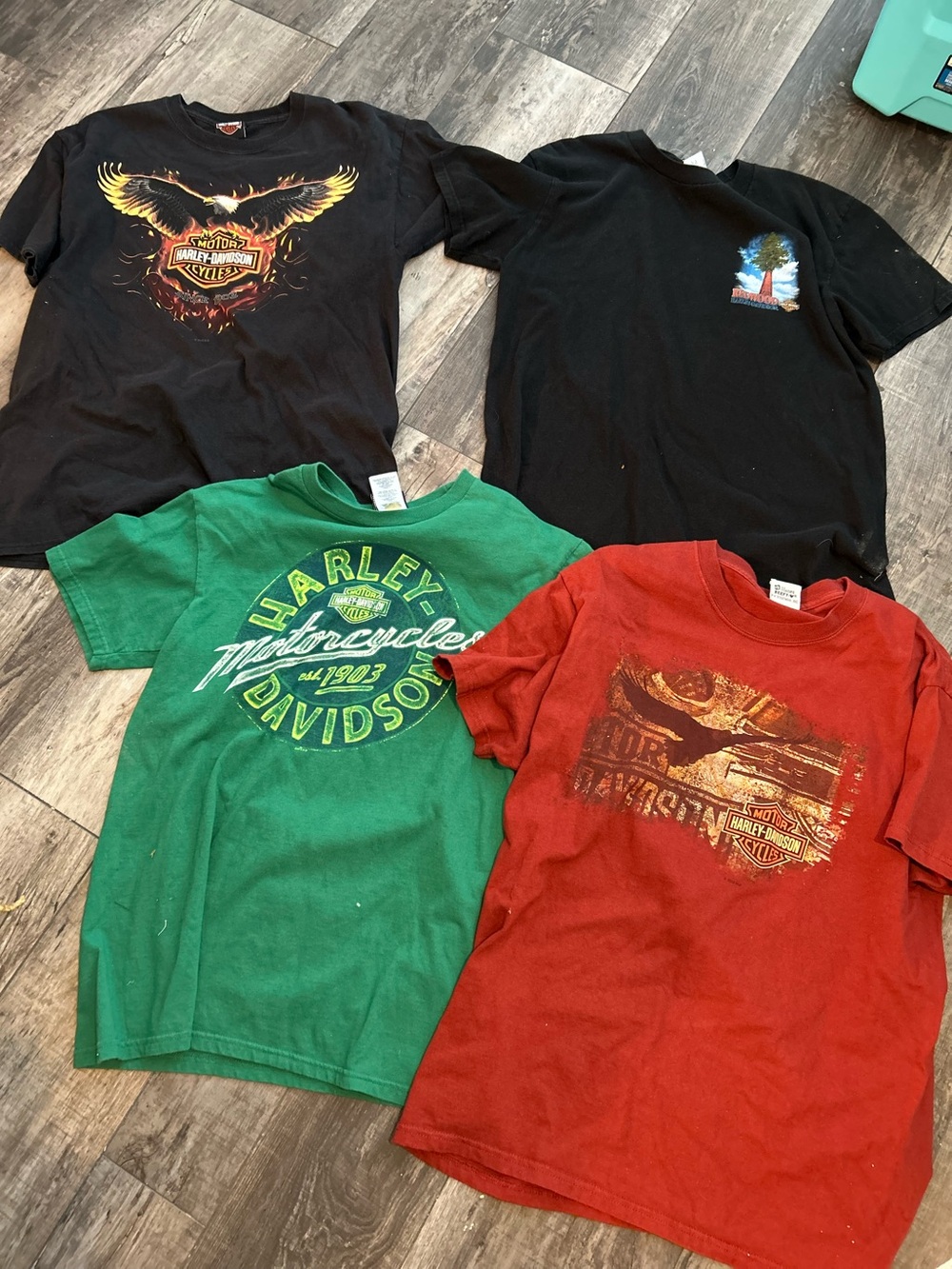 Harley-Davidson Lot Mens Vintage T-shirts